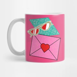 Retro Romance Love Letter Mug